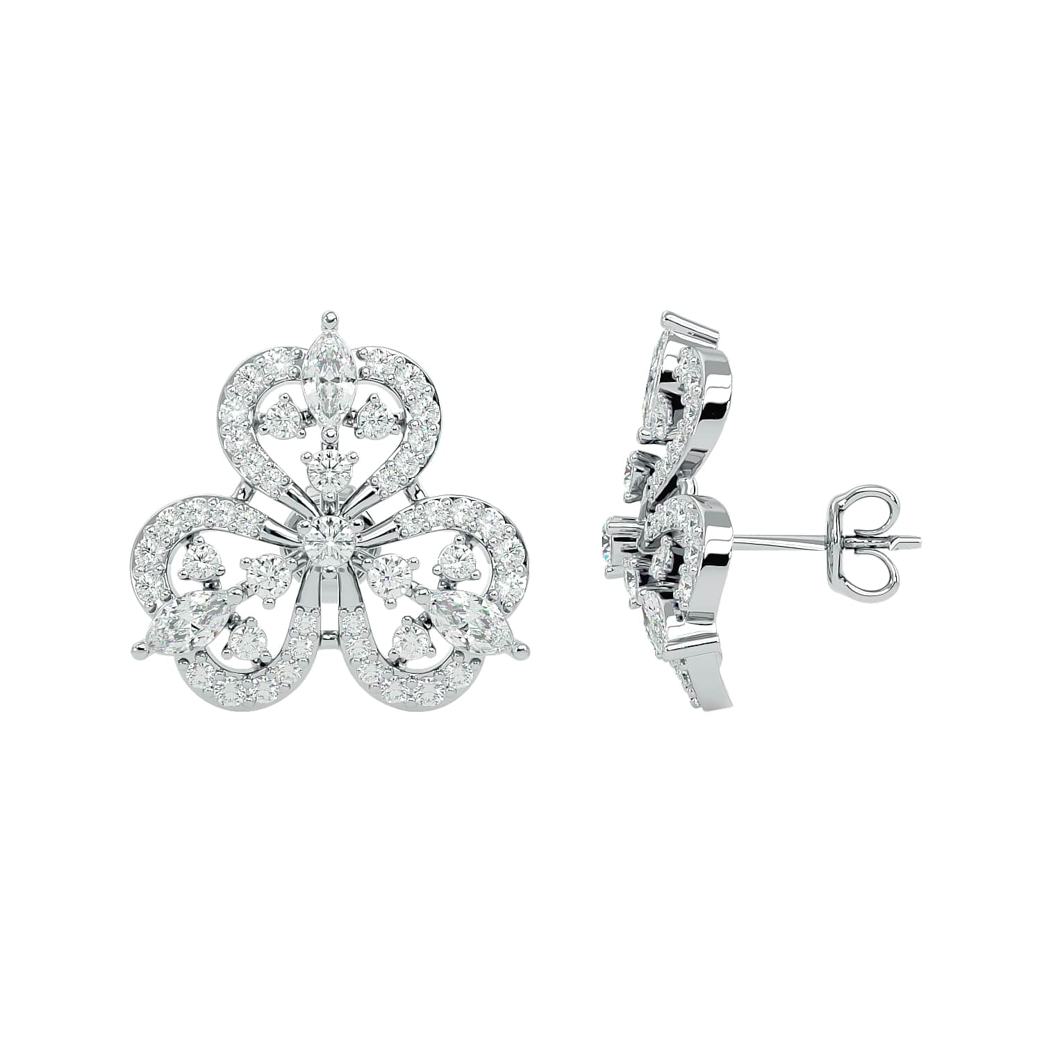Elegant Diamond Earrings